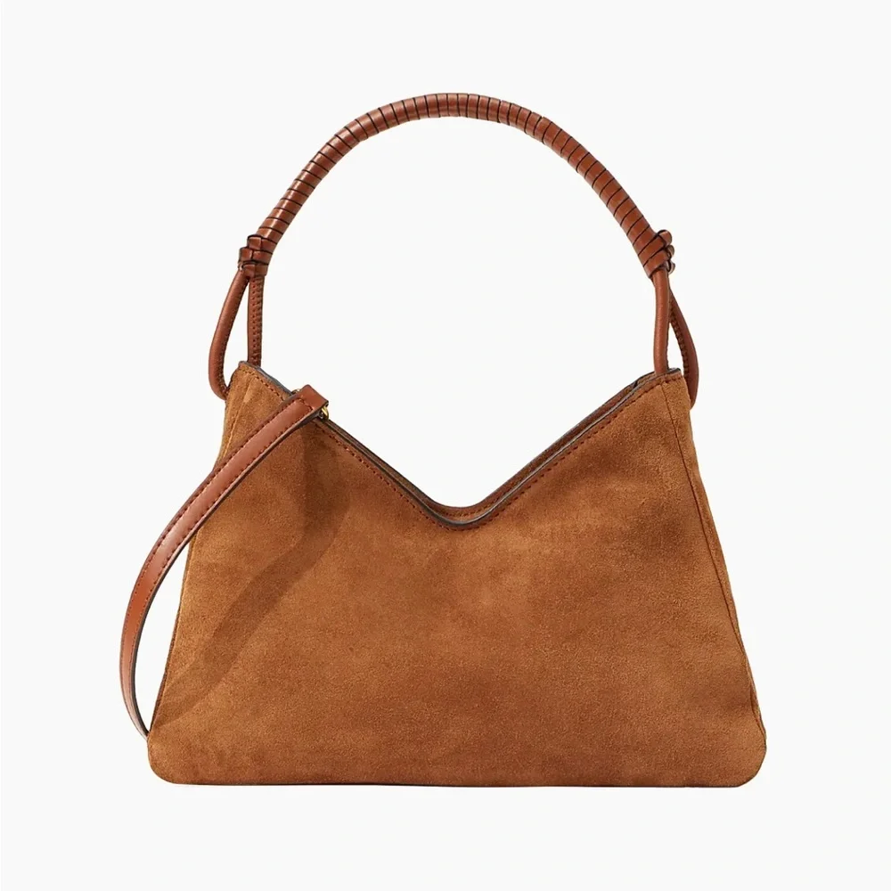 STAUD STAUD
Valerie Zip Suede Shoulder Bag - Picture 3 of 13